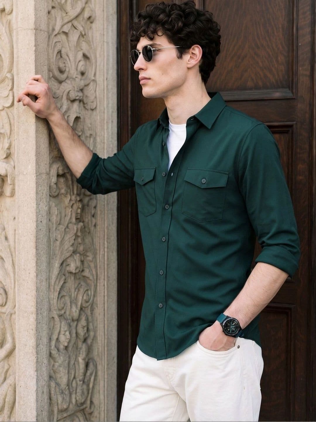 VEIRDO Cotton Long Sleeves Shirt thumbnail 7