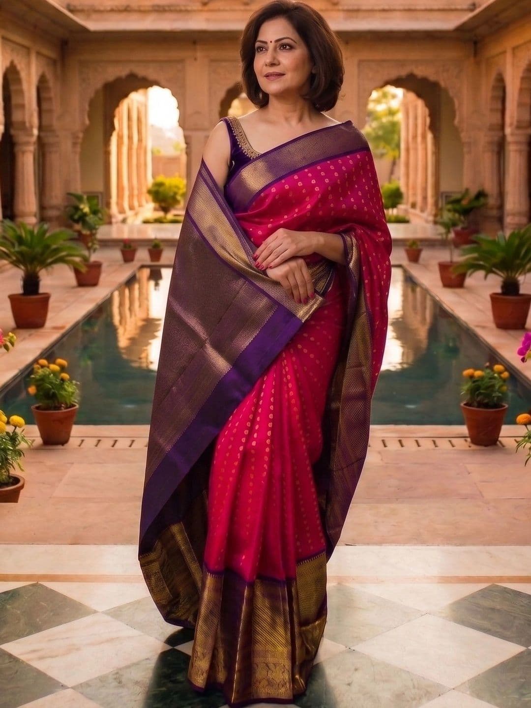 MITAL ENTERPRISE Zari Art Silk Saree - view 1