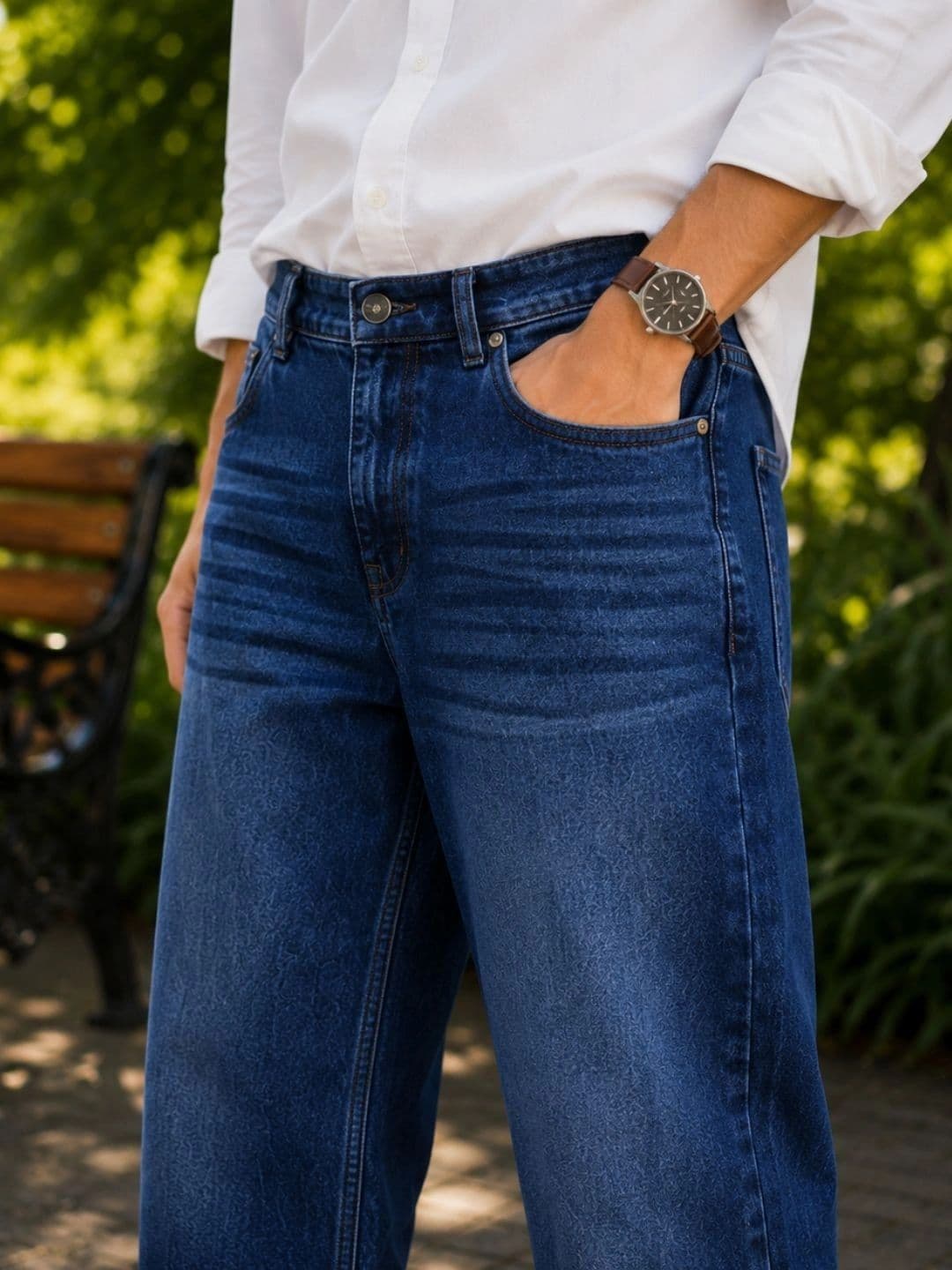 MUMS STITCH Men Mid-Rise Jeans thumbnail 2
