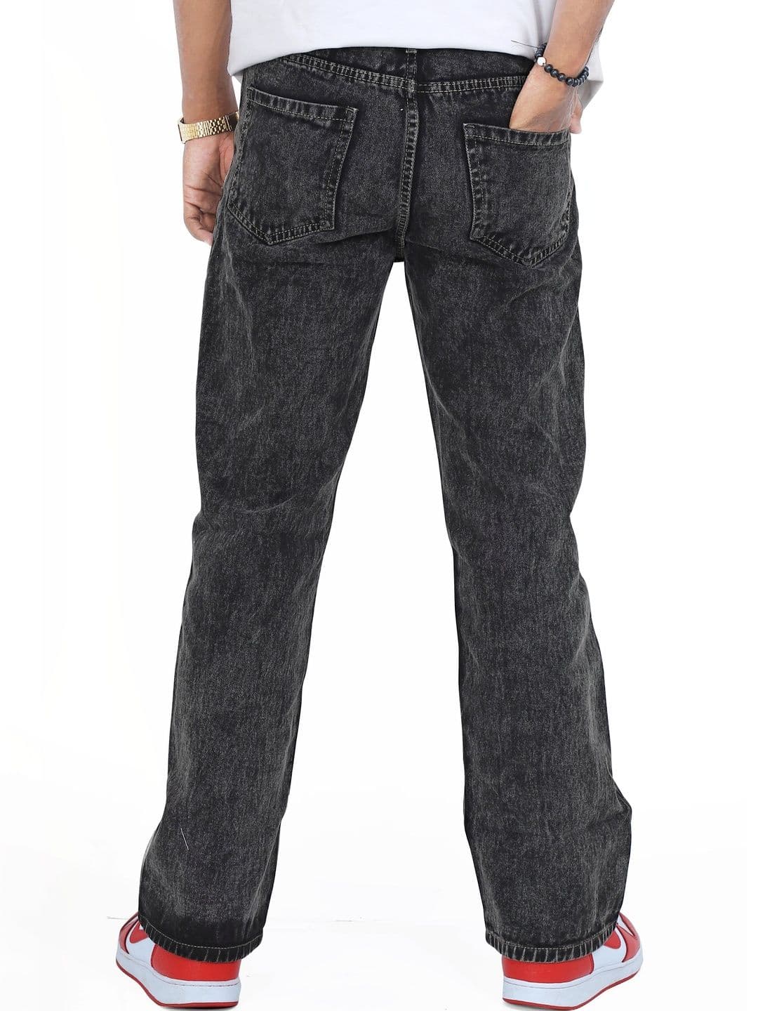 UNIFAV FASHION Men Straight Fit Mid-Rise Jeans thumbnail 4