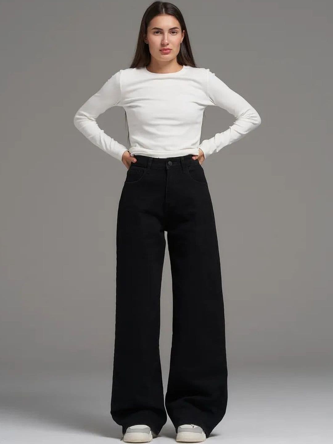 The Roadster Lifestyle Co Women No Fade Clean Look Relaxed Fit Jeans - view 1