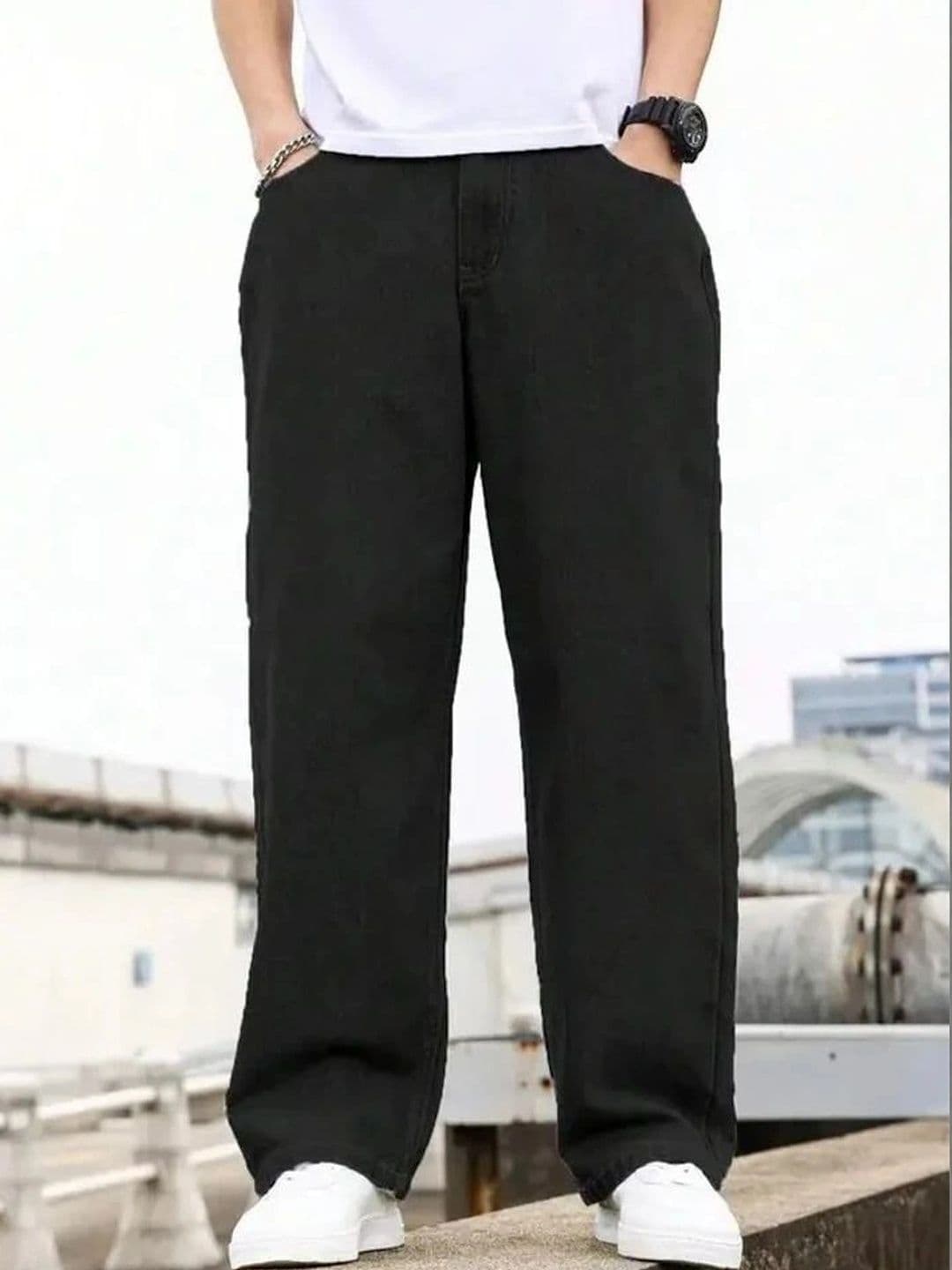 UNIFAV FASHION Men Boyfriend Fit High-Rise Jeans - view 1