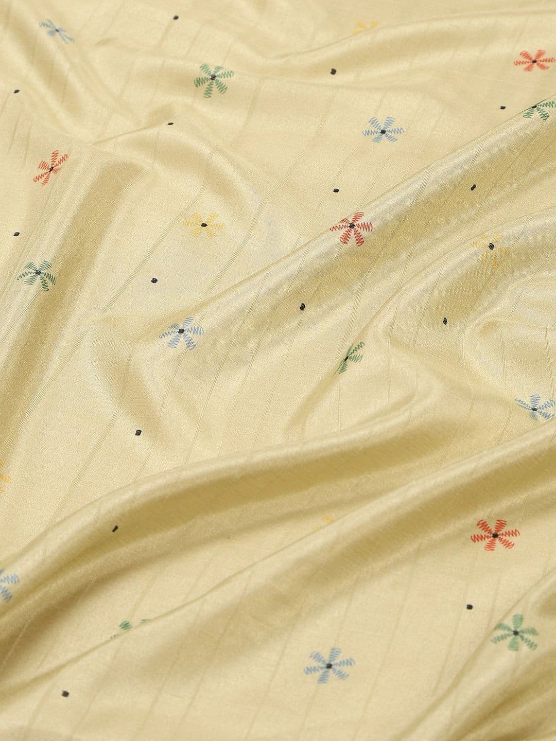 Garden Vareli Women Ethnic Motifs Embroidered Pure Linen Saree thumbnail 2