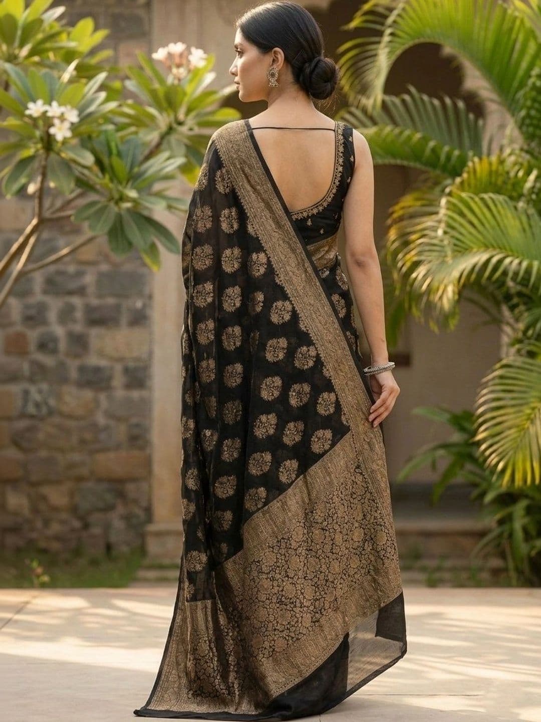 MITAL ENTERPRISE Woven Design Zari Art Silk Saree thumbnail 4