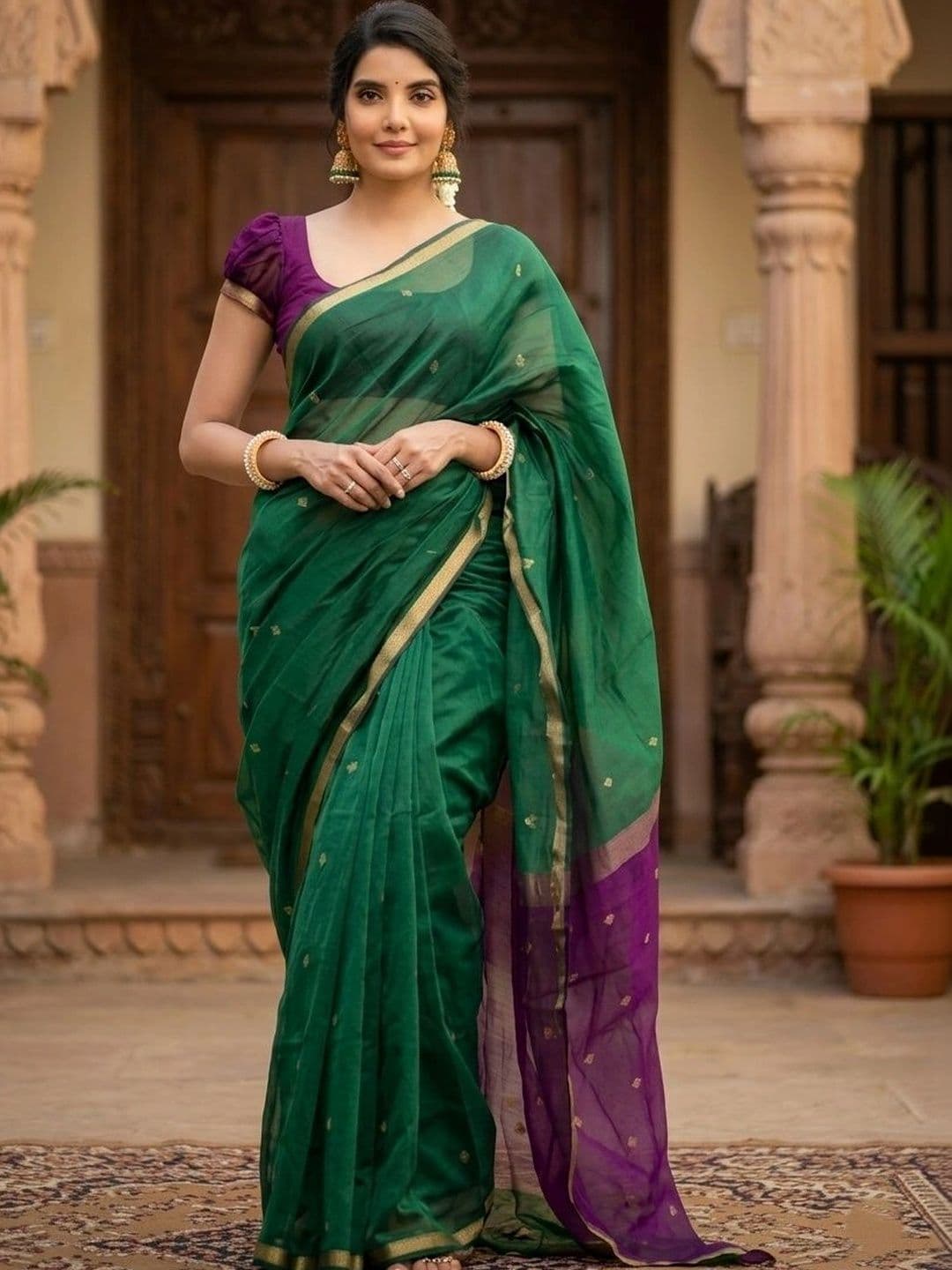 MITAL ENTERPRISE Zari Art Silk Saree - view 1