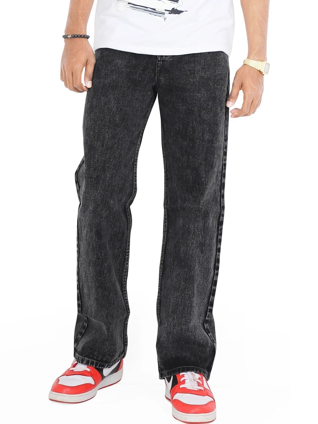 UNIFAV FASHION Men Straight Fit Mid-Rise Jeans - view 1