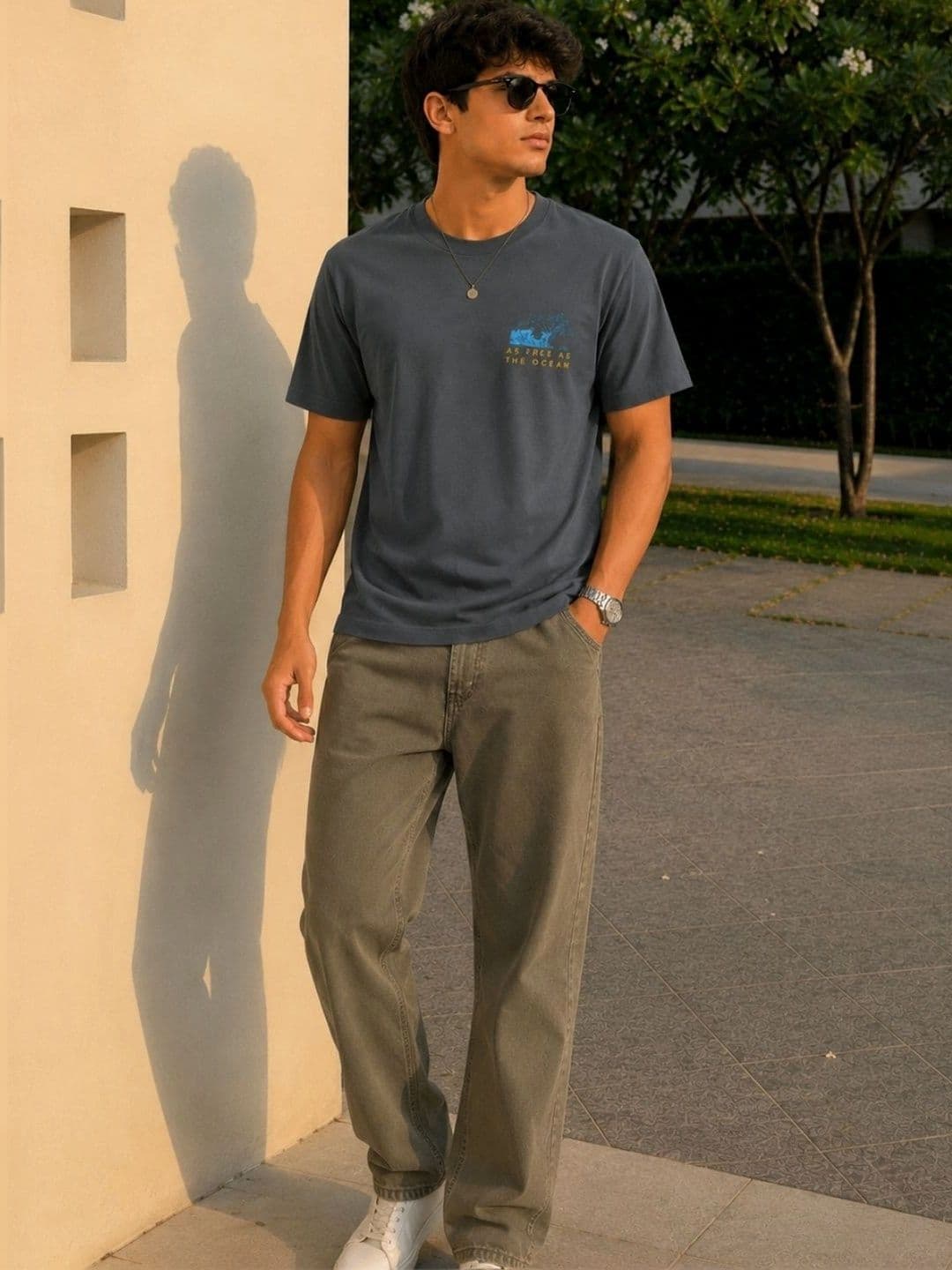 Rigo Men Typography Printed T-shirt thumbnail 2