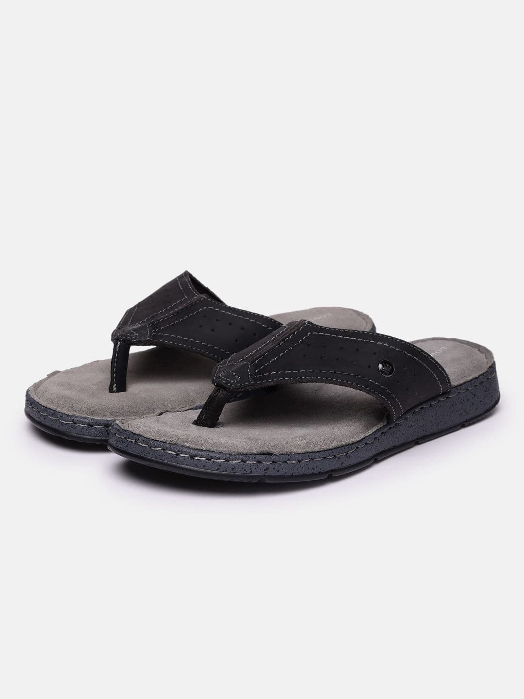 Louis Philippe Men Leather Comfort Sandals - view 1