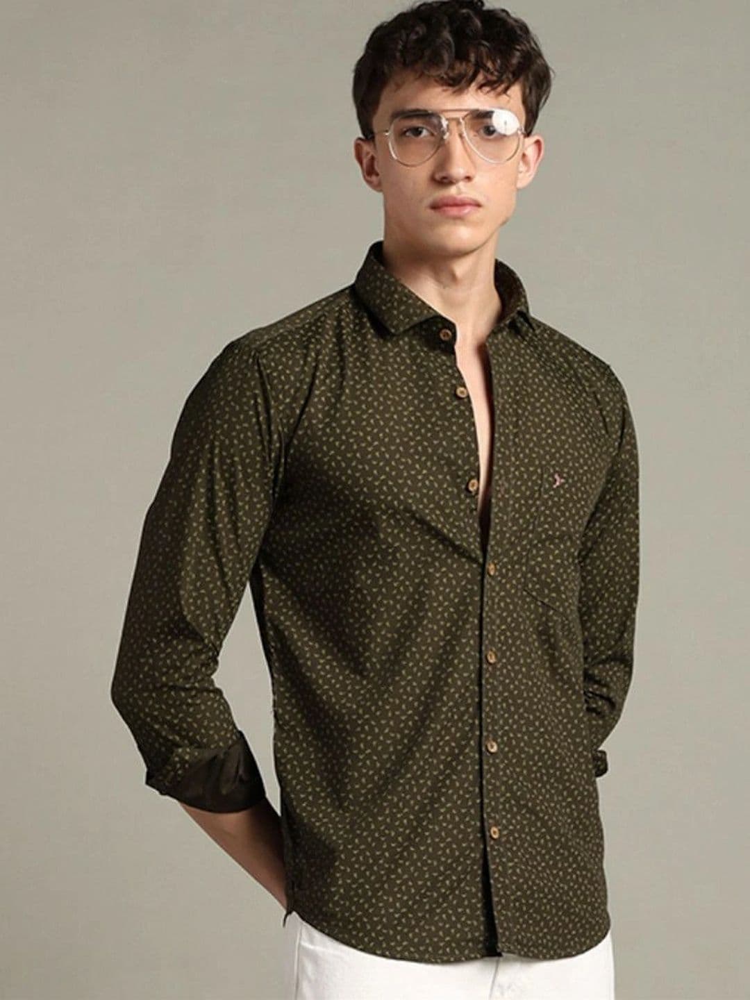 BLUEISLAND Men Comfort Printed Casual Shirt thumbnail 6