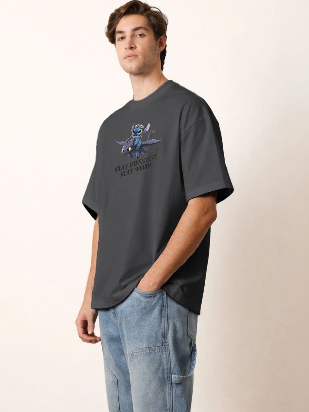 Moda rapido X TOGS & TERRE Men Printed Organic Cotton Blend T-shirt thumbnail 4