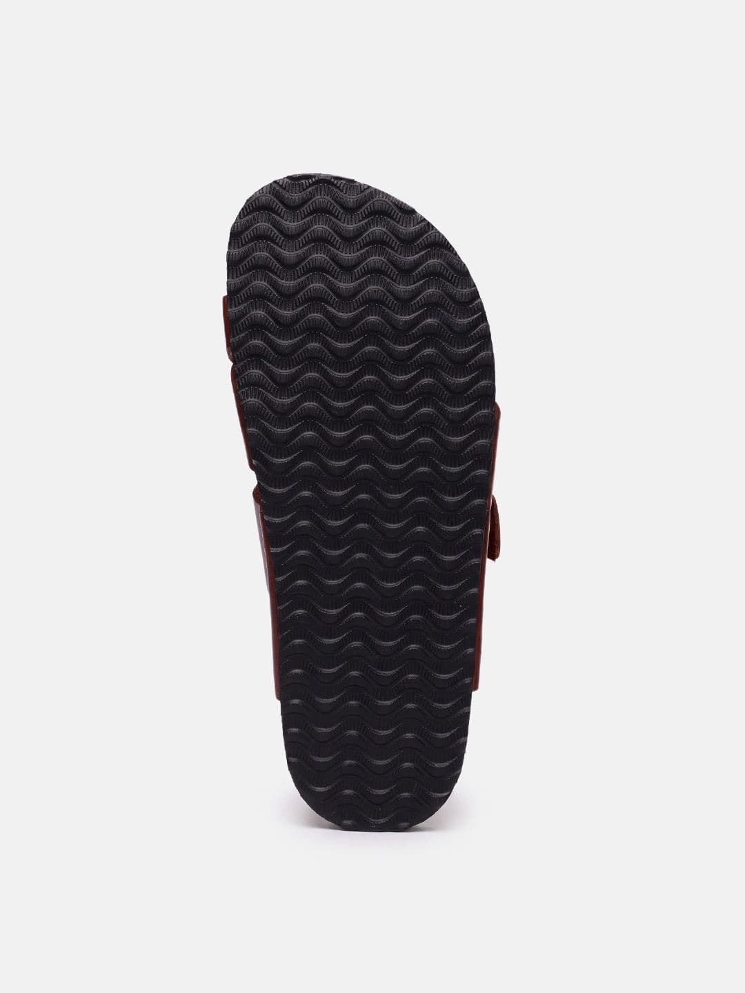 Louis Philippe Men Leather Comfort Sandals thumbnail 4