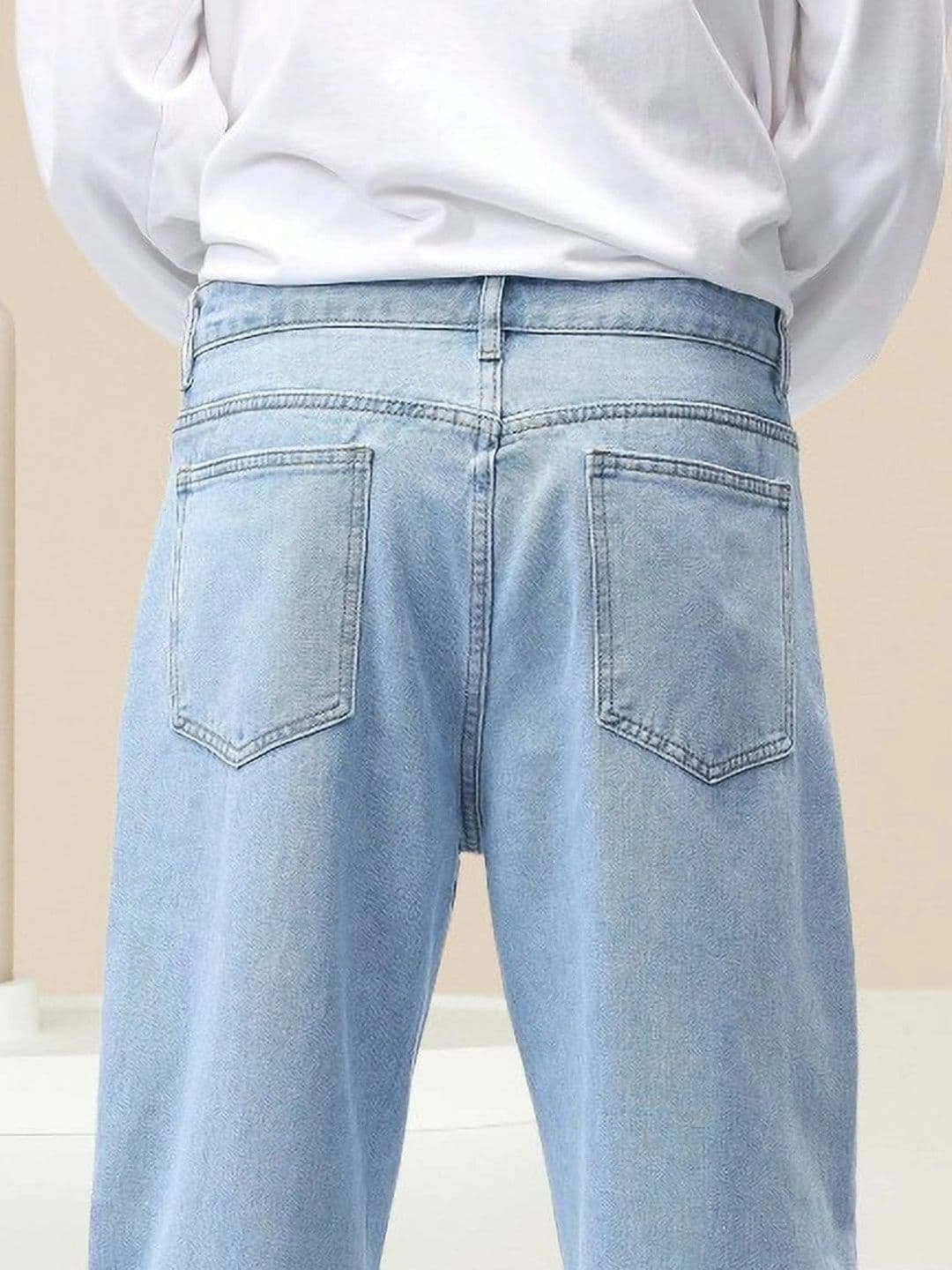 UNIFAV FASHION Men Straight Fit Mid-Rise Jeans thumbnail 6