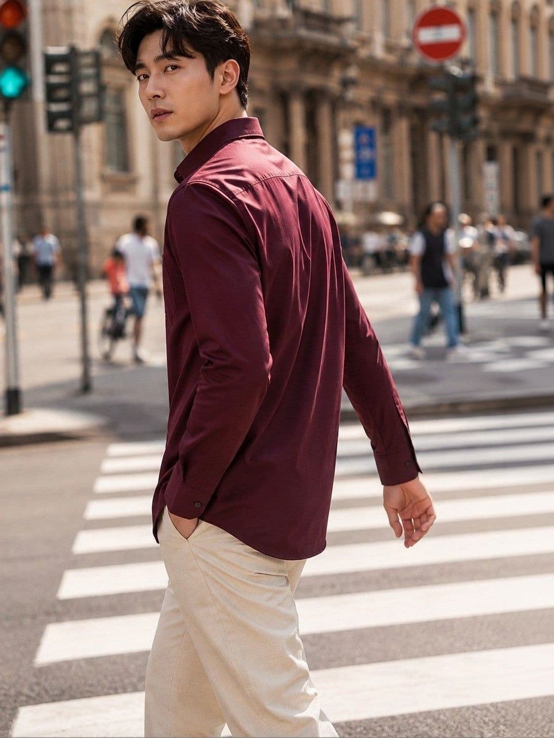 BAESD Men Premium Slim Fit Casual Shirt thumbnail 4