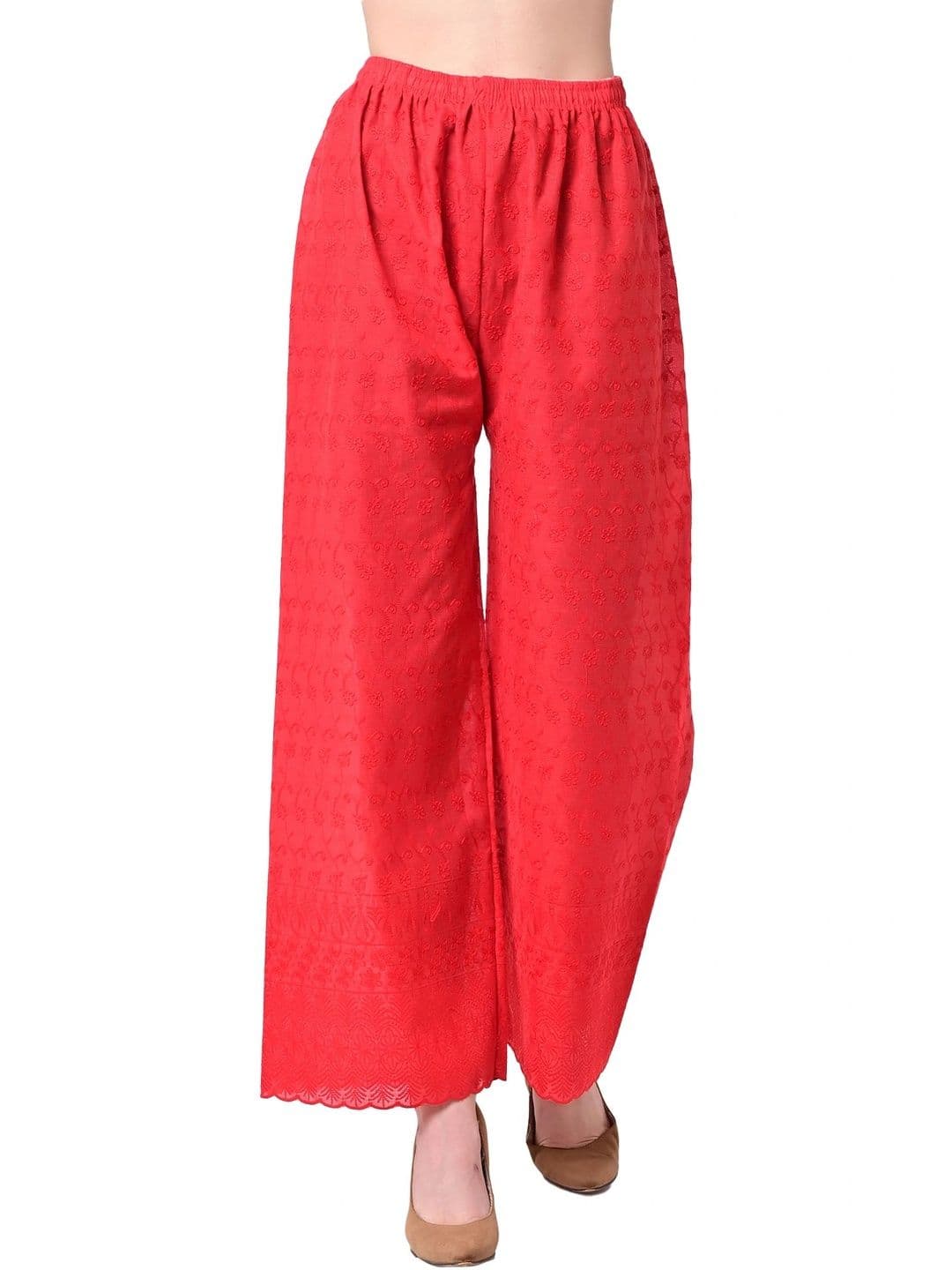 FusFus Women Embroidered Ethnic Palazzos - view 1
