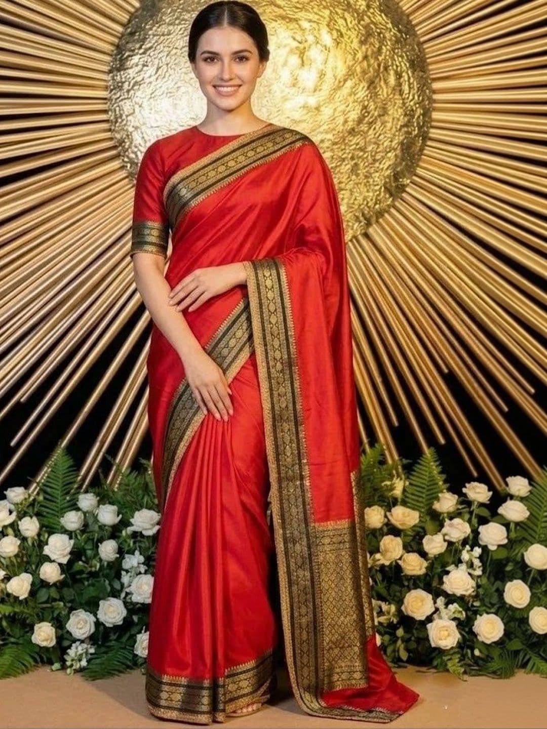 MITAL ENTERPRISE Zari Art Silk Saree - view 1