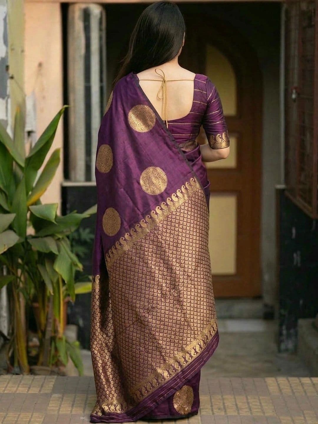 MITAL ENTERPRISE Woven Design Zari Art Silk Saree thumbnail 5