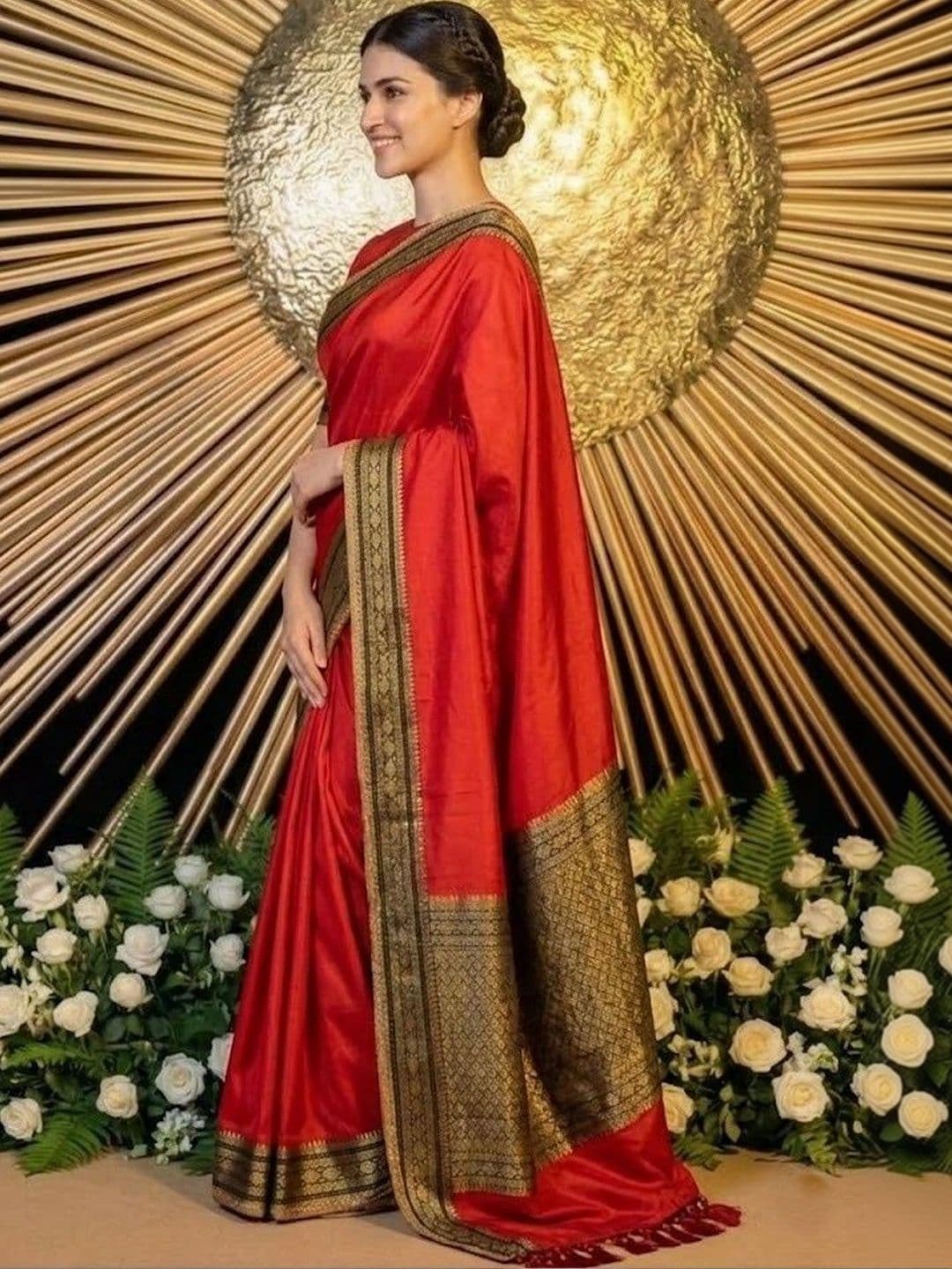MITAL ENTERPRISE Zari Art Silk Saree thumbnail 3