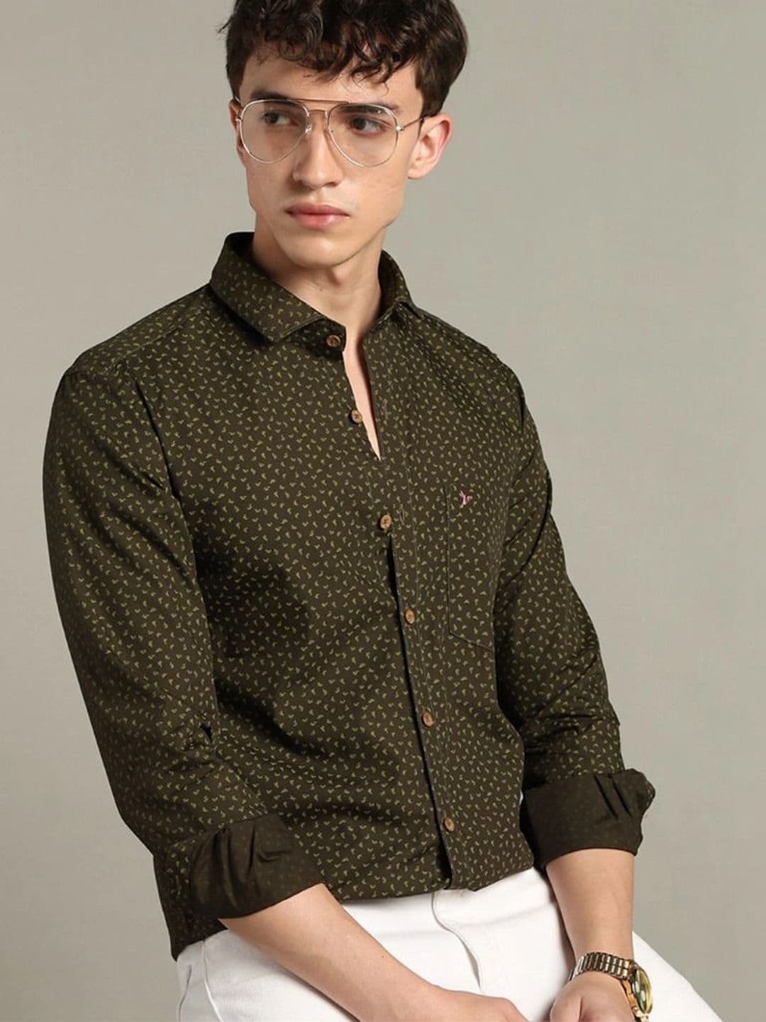 BLUEISLAND Men Comfort Printed Casual Shirt thumbnail 4