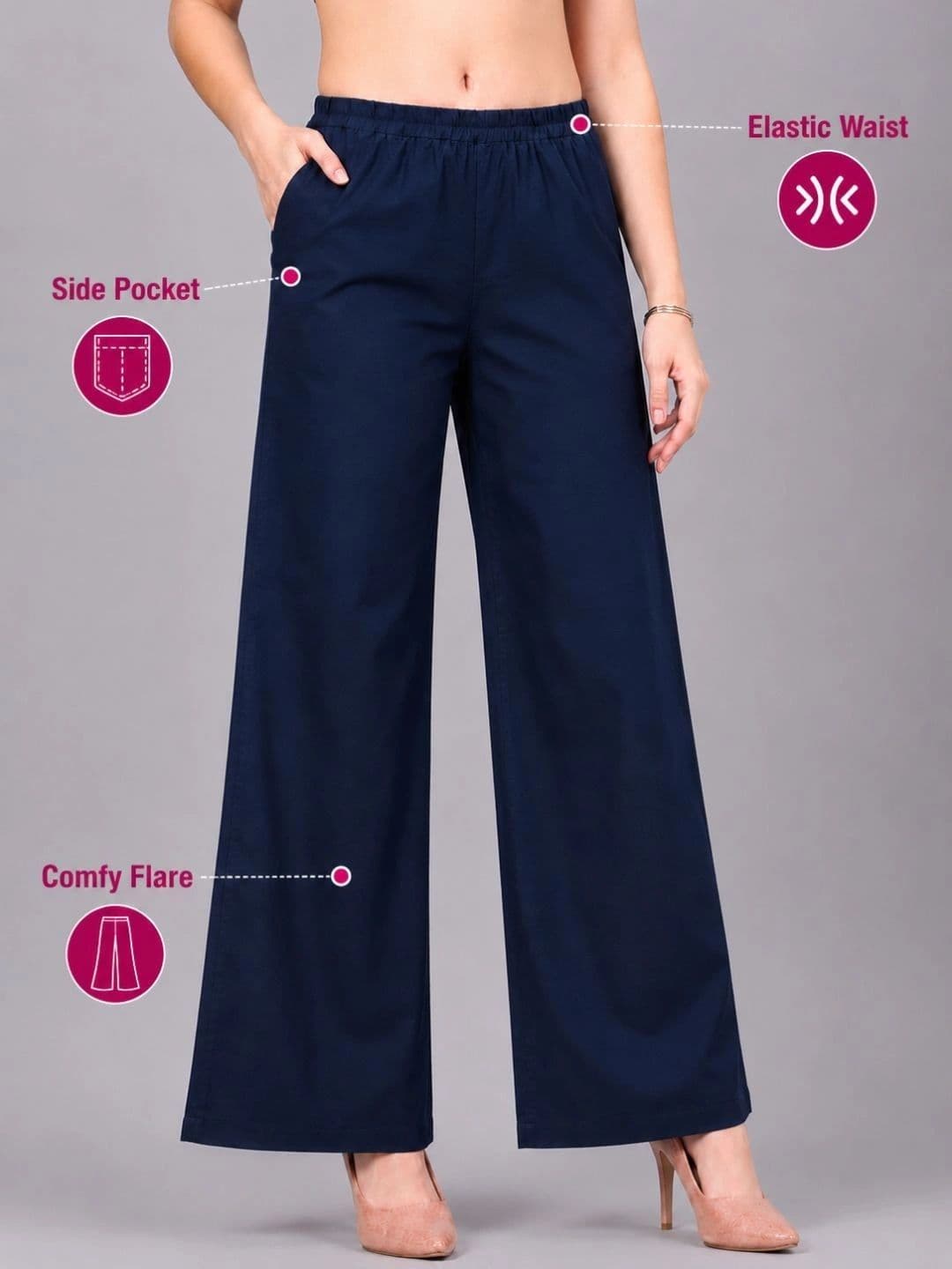 Moda Rapido Women Knitted Ethnic Palazzos thumbnail 4