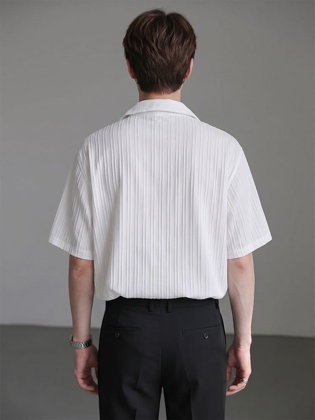 Suo Men Boxy Casual Shirt thumbnail 6