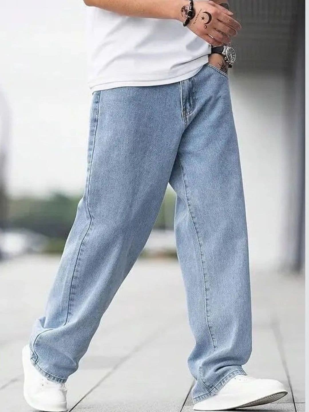 UNIFAV FASHION Men Straight Fit Mid-Rise Jeans - view 1