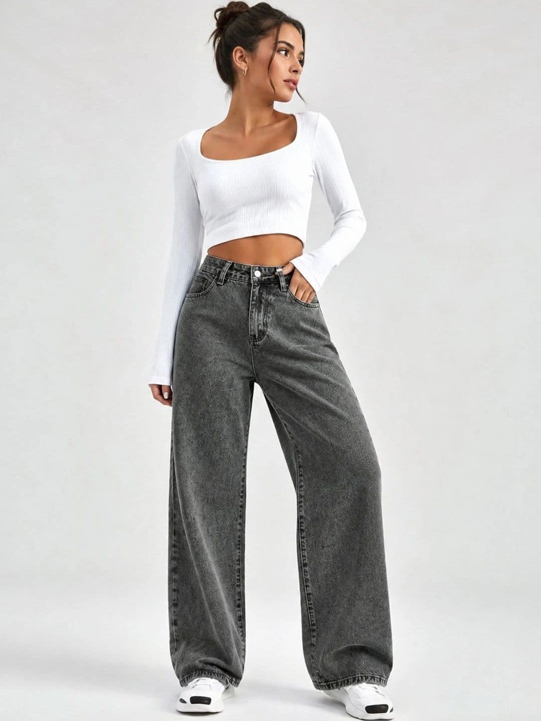 Roadster Women Jean Straight Fit High-Rise Jeans thumbnail 7