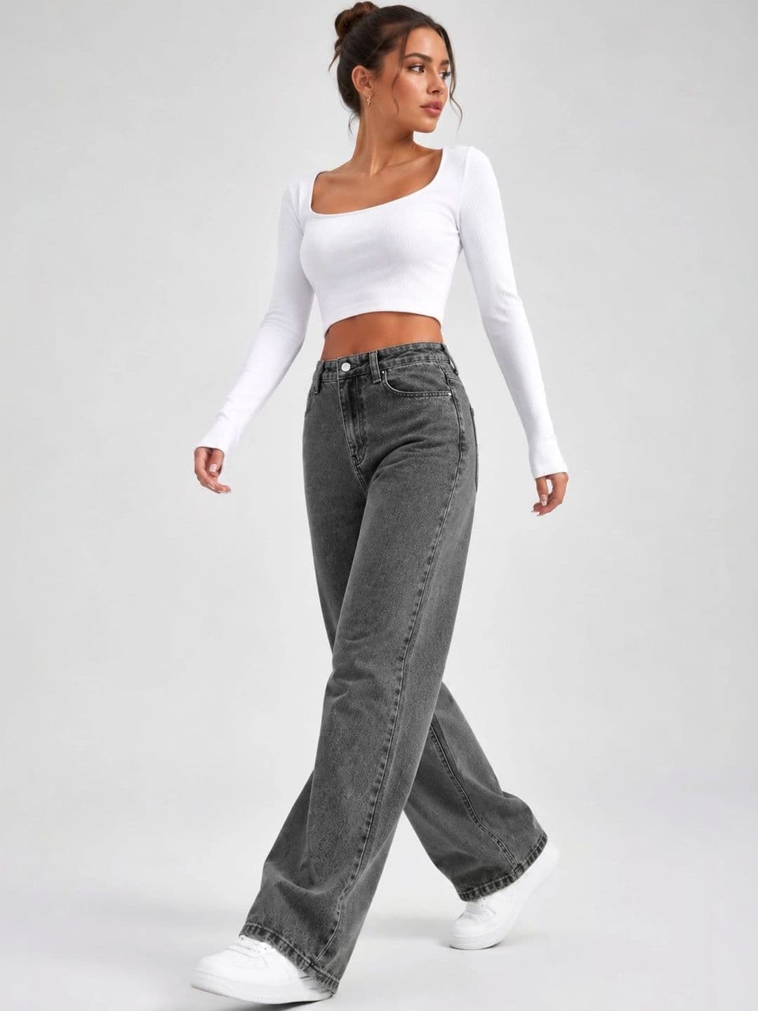 Roadster Women Jean Straight Fit High-Rise Jeans thumbnail 2