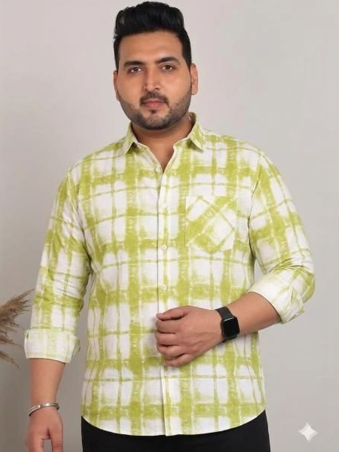 ADWYN PETER Men Classic Checked Casual Shirt - view 1