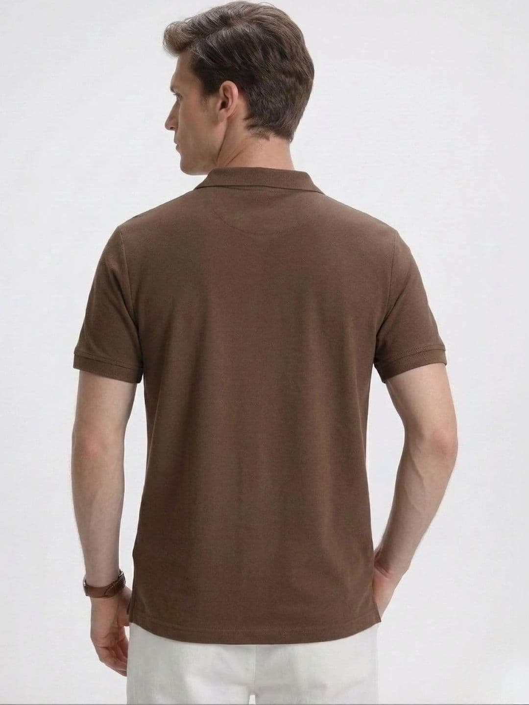 Kook N Keech Men Colourblocked Polo Collar T-shirt thumbnail 4