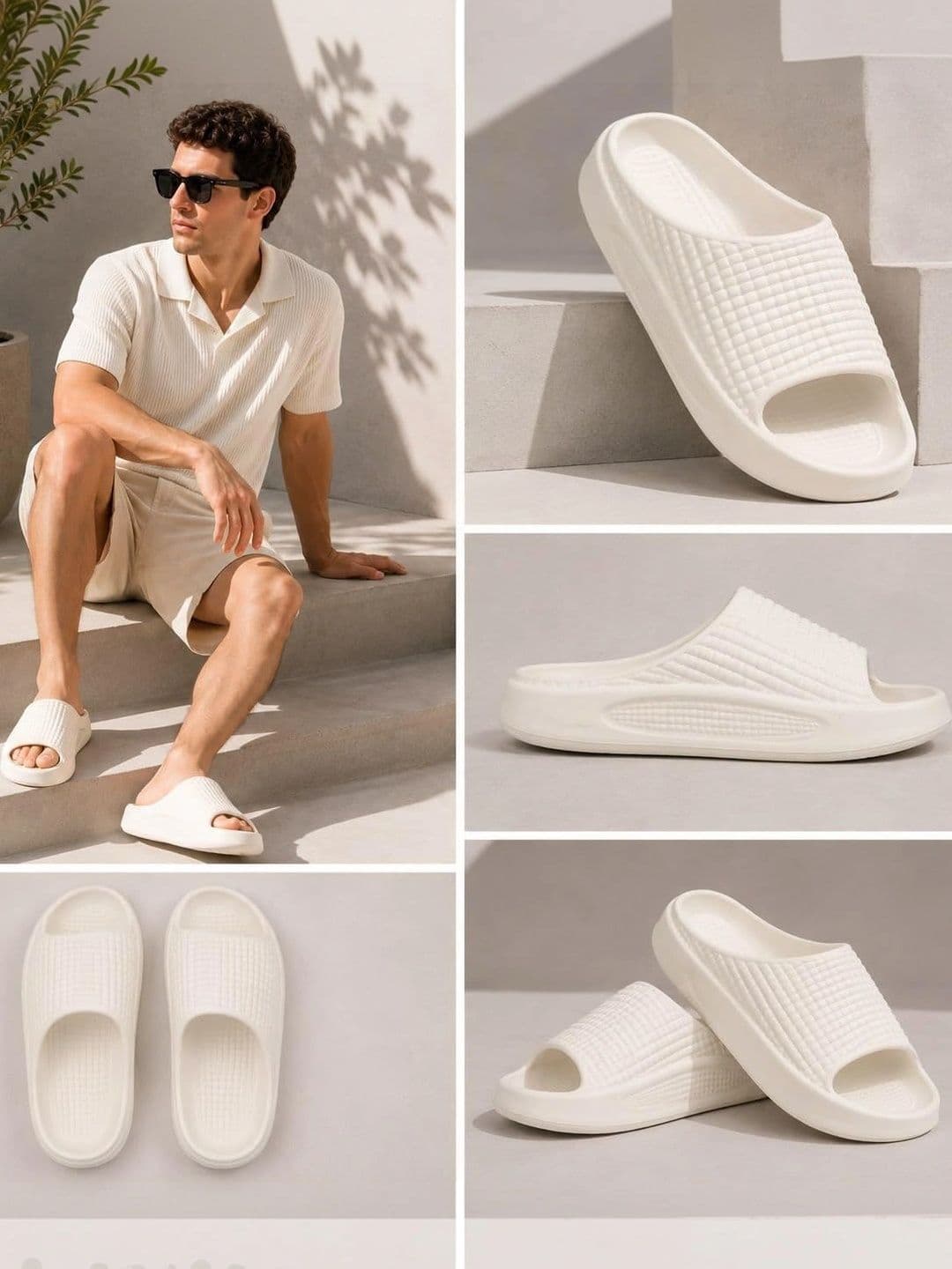 SHOP 24 CARE Men Rubber Sliders thumbnail 3