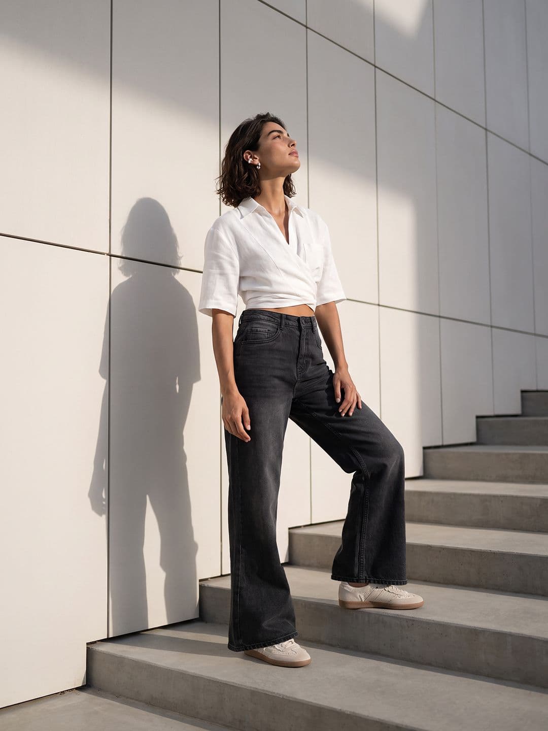 The Roadster Life Co. Women Flared High-Rise Stretchable Jeans - view 1