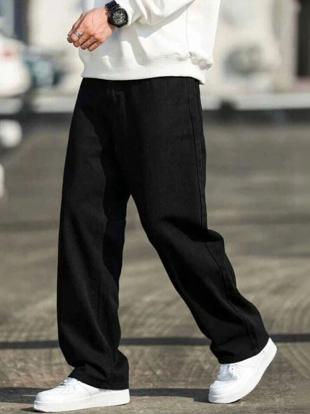 UNIFAV FASHION Men Straight Fit Mid-Rise Jeans thumbnail 5