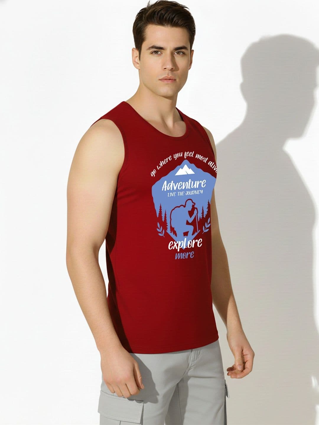 SKY HARBOAR Men Typography 2 Printed T-shirt thumbnail 4