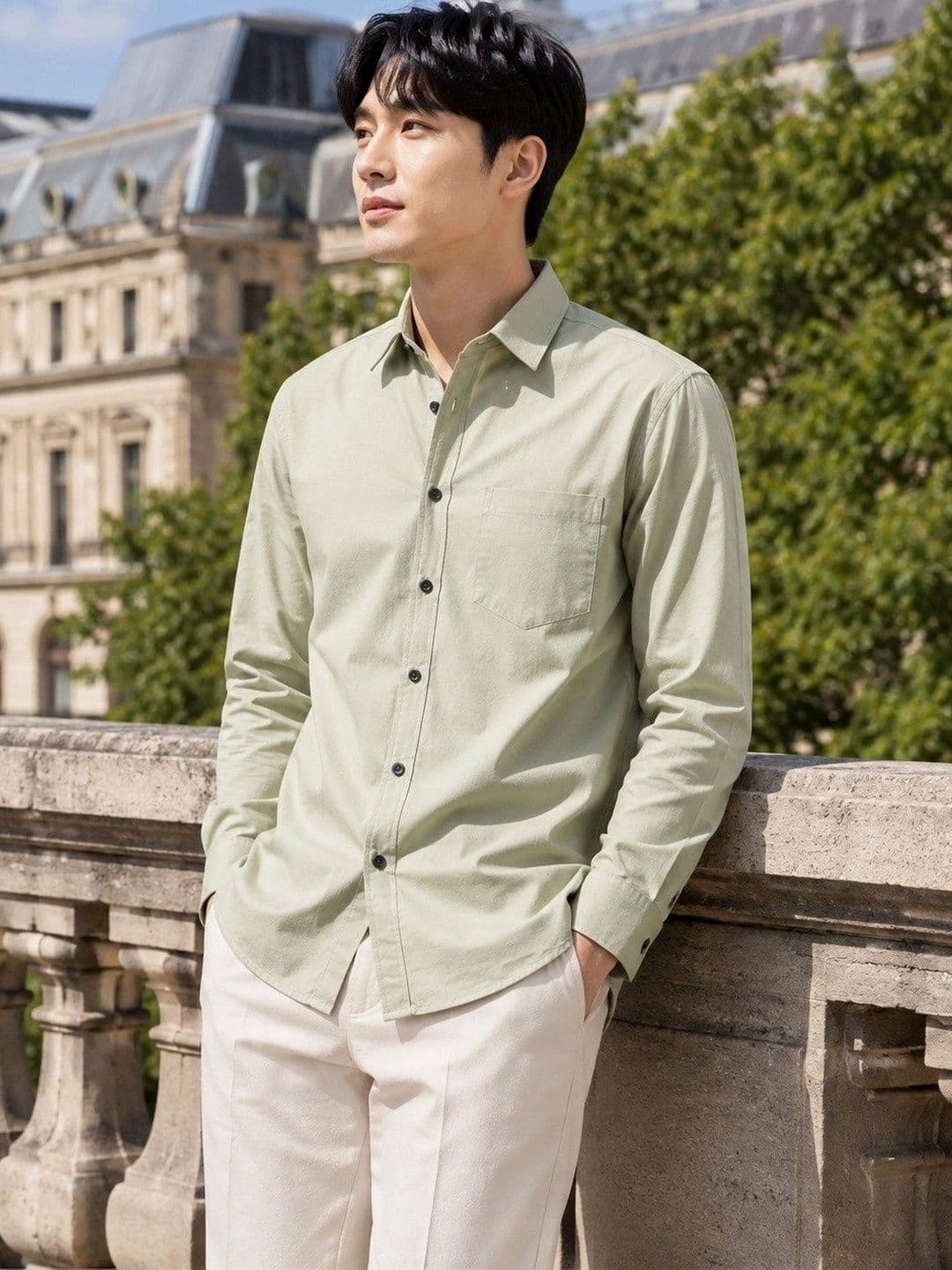 BAESD Men Premium Slim Fit Casual Shirt thumbnail 5