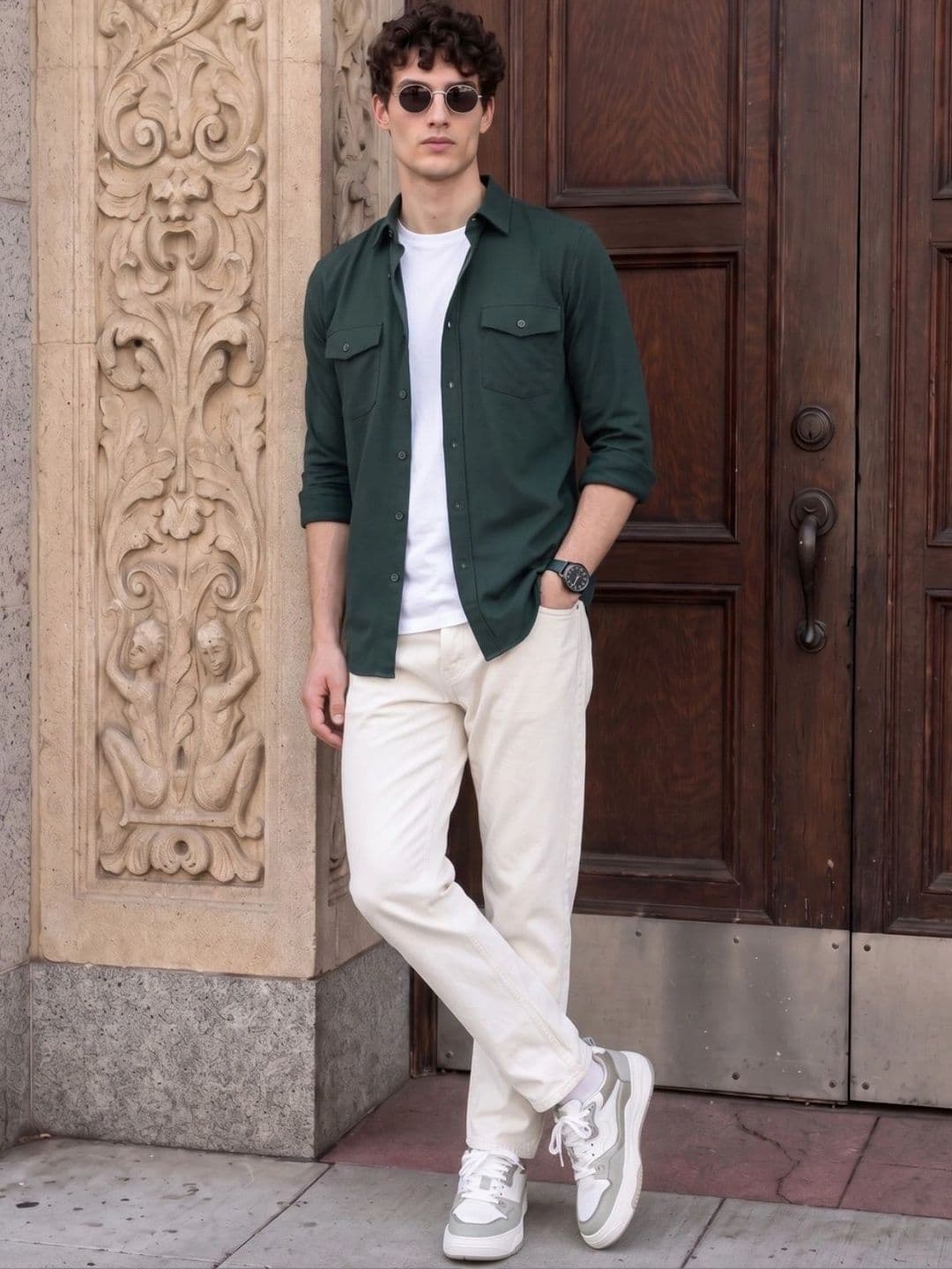 VEIRDO Cotton Long Sleeves Shirt thumbnail 6