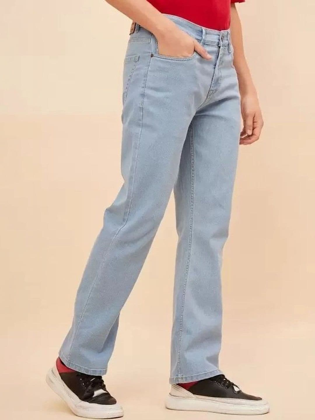 UNIFAV FASHION Men Boyfriend Fit Mid-Rise Jeans thumbnail 3