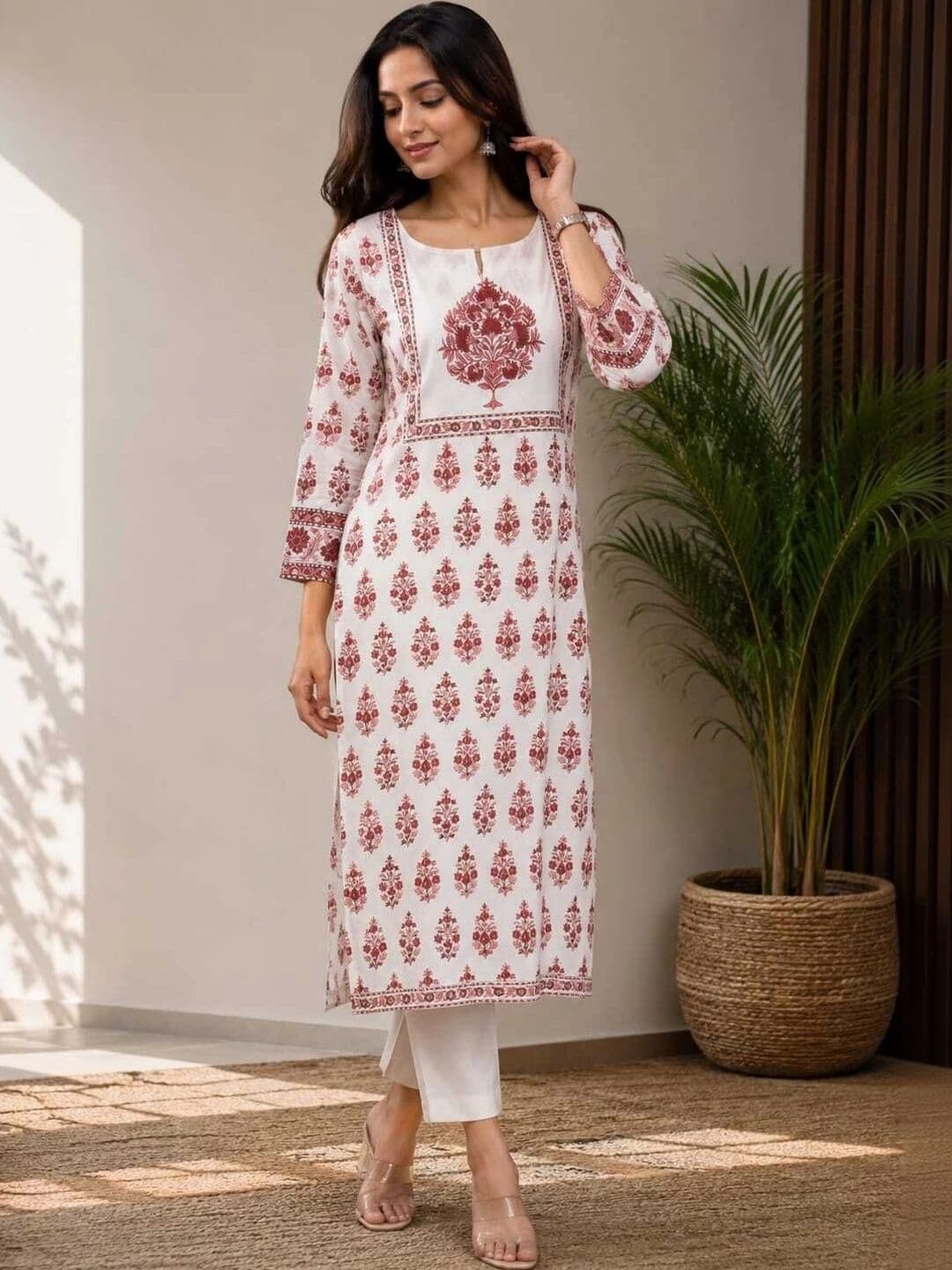 FASHION INK Women Ethnic Motifs Printed Indie Prints Kurta - view 1