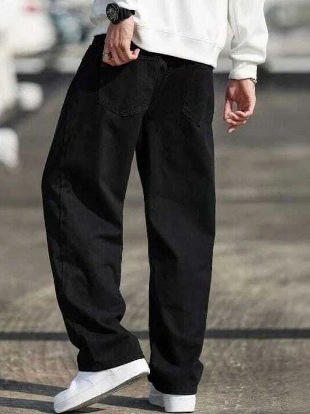 UNIFAV FASHION Men Straight Fit Mid-Rise Jeans thumbnail 4