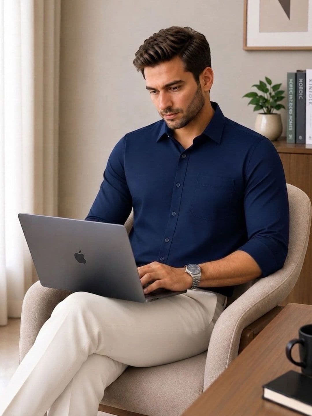 Oomph! Men Classic Formal Shirt thumbnail 5