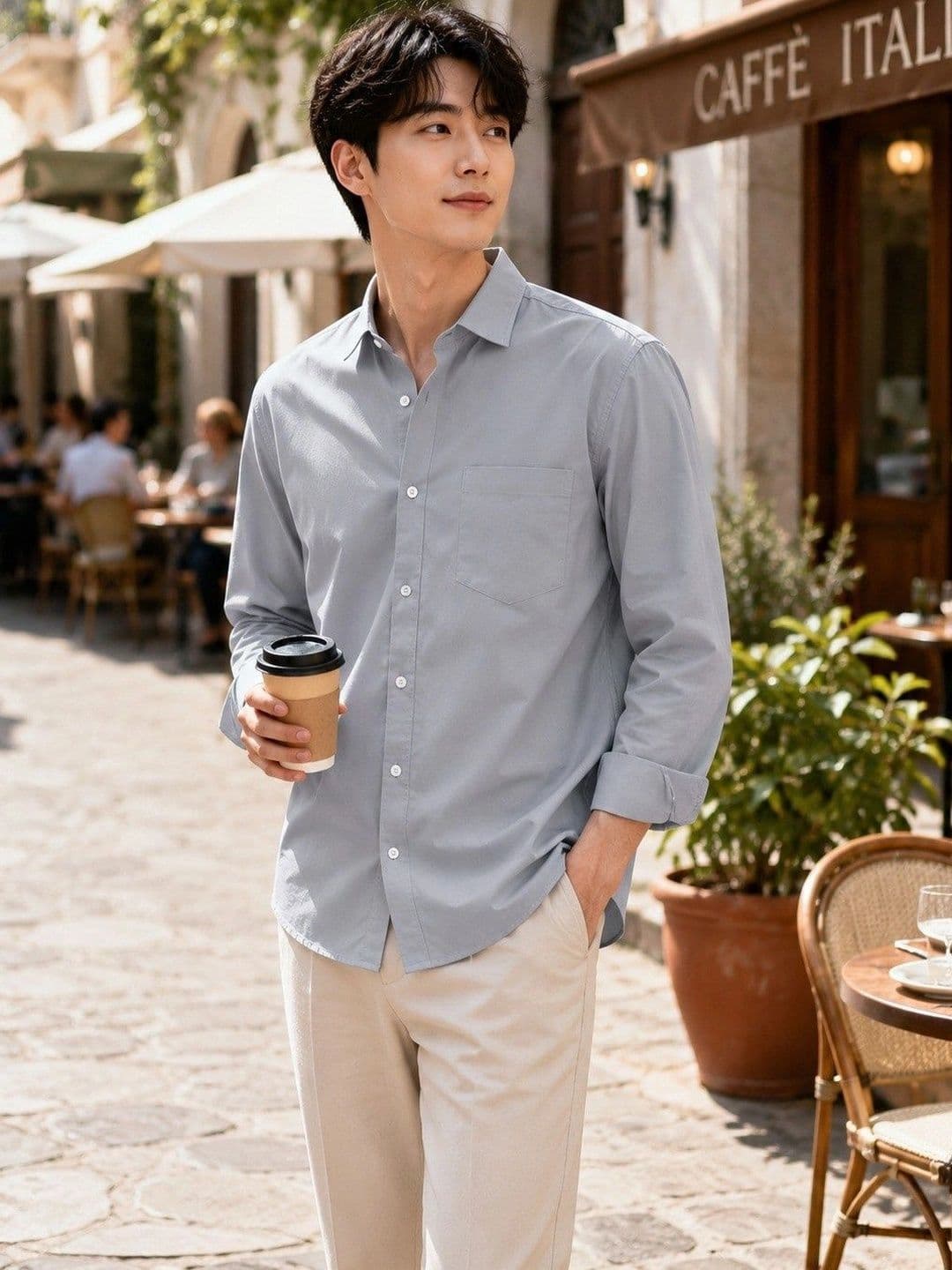 BAESD Men Premium Slim Fit Casual Shirt thumbnail 5