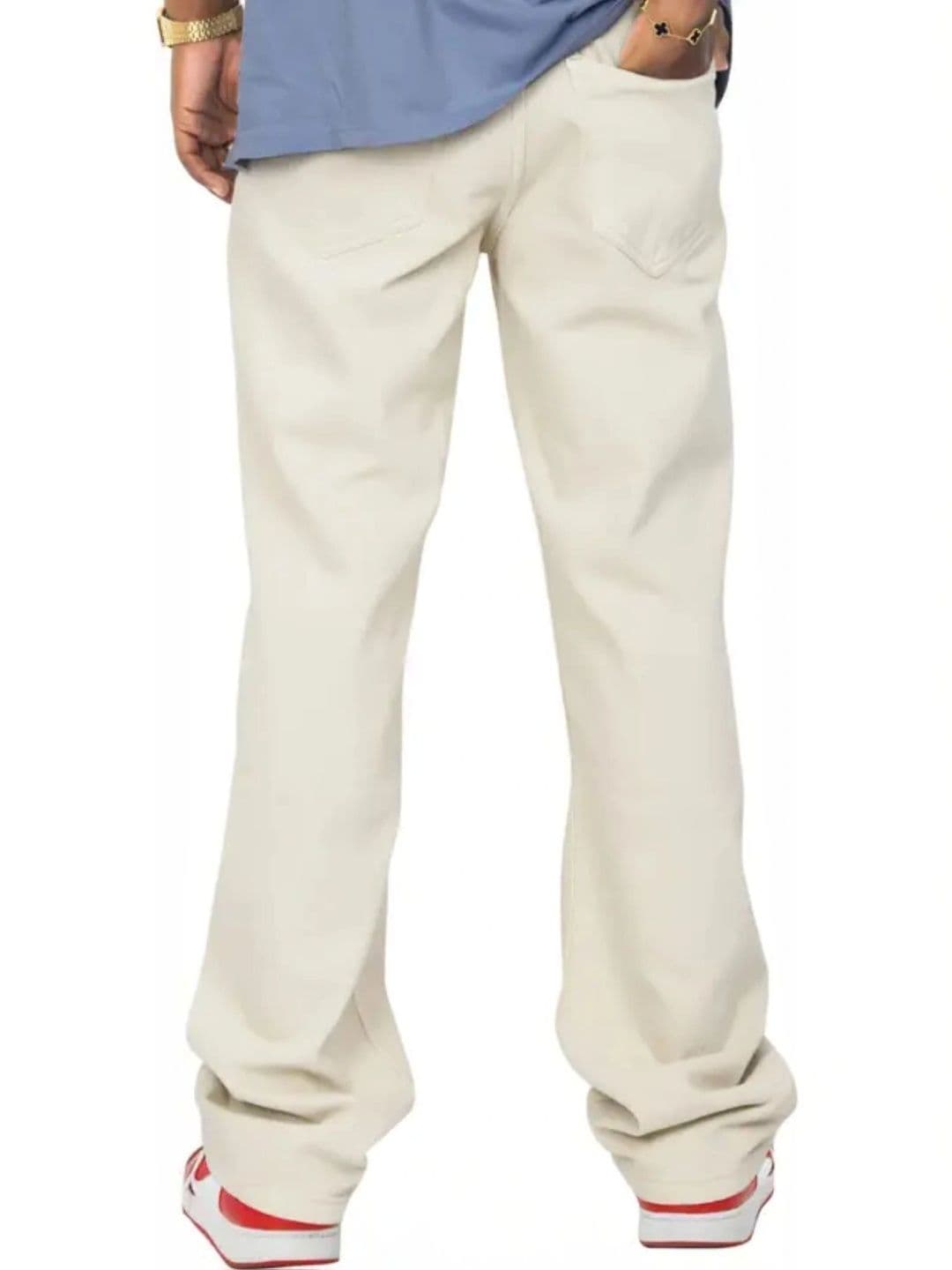 UNIFAV FASHION Men Straight Fit Mid-Rise Jeans thumbnail 2