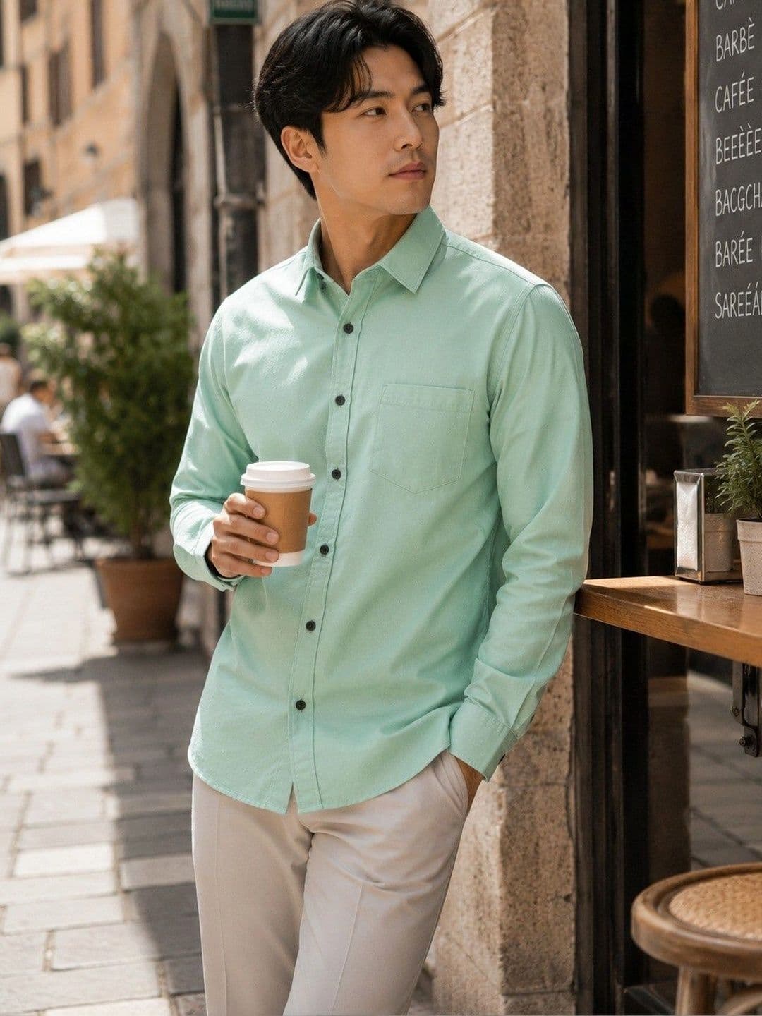 BAESD Men Premium Slim Fit Casual Shirt thumbnail 5