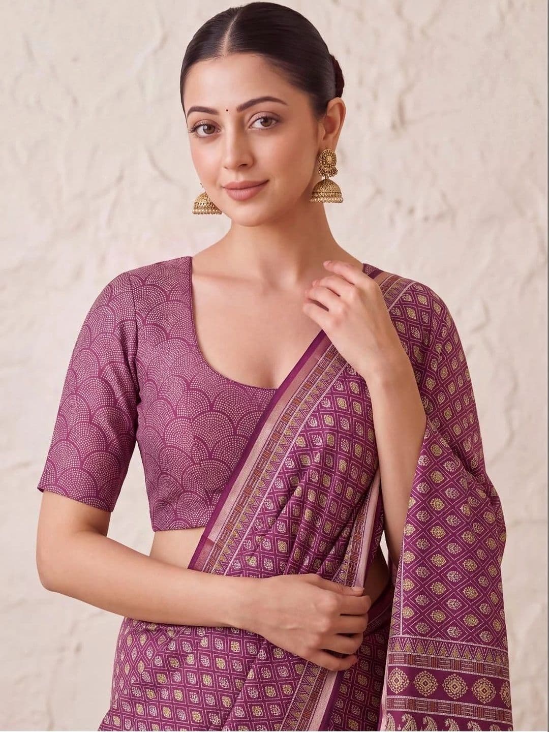 KRISHREE Embellished Silk Cotton Saree thumbnail 3