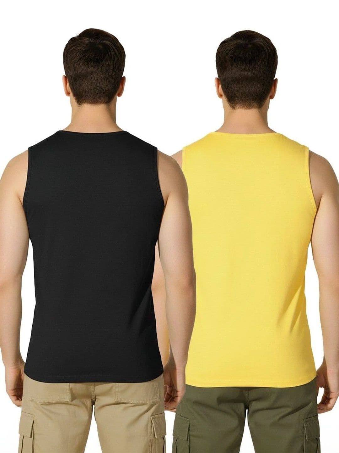 SKY HARBOAR Pack of 2 Men Typography Printed T-shirt thumbnail 6