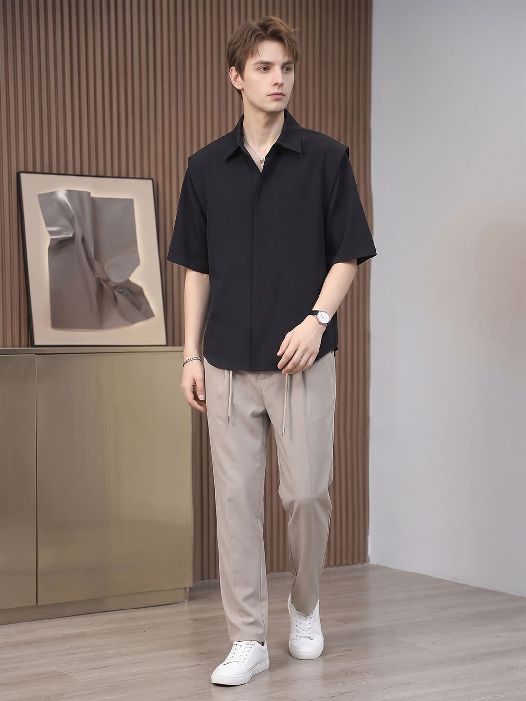 Suo Men Casual Shirt thumbnail 6