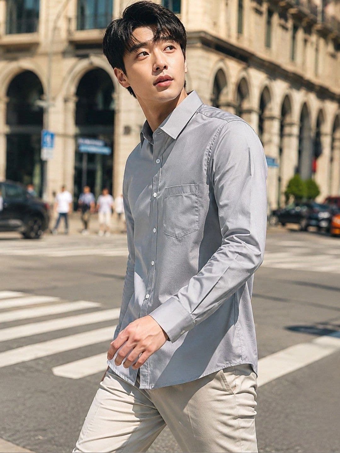 BAESD Men Premium Slim Fit Casual Shirt thumbnail 2