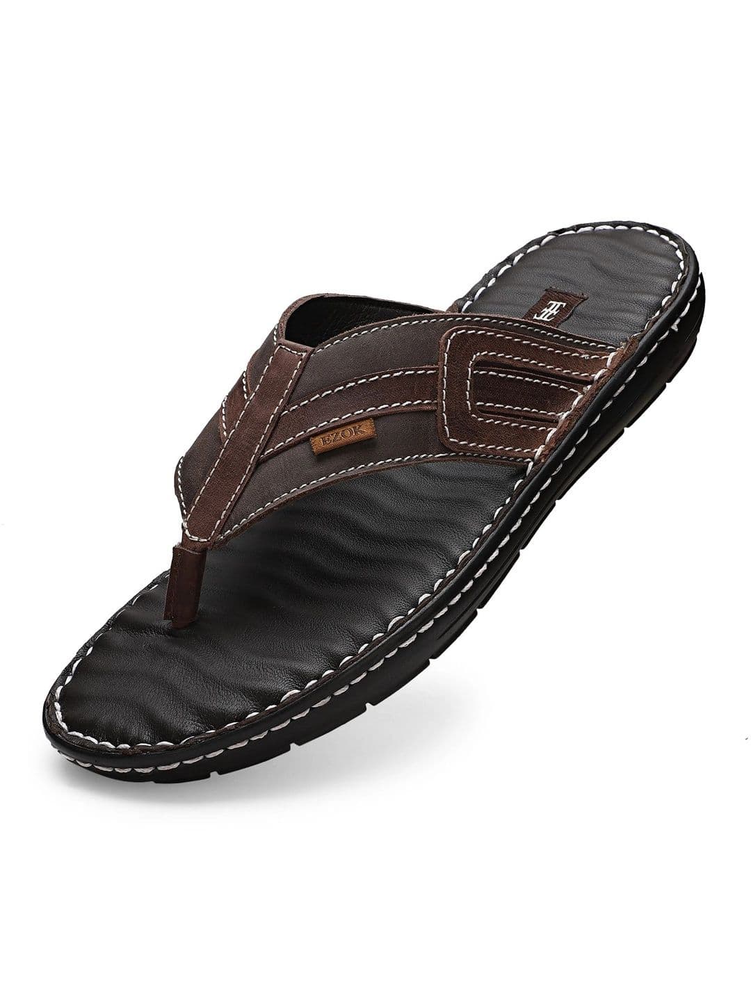 EZOK Men Leather Comfort Sandals thumbnail 2
