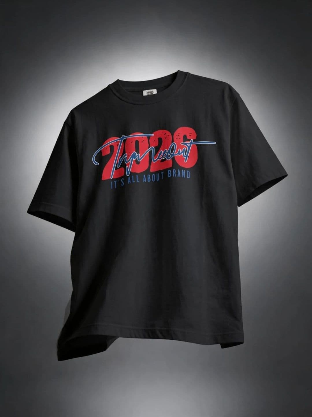 TRYMEEOUT Unisex Typography Printed T-shirt thumbnail 3
