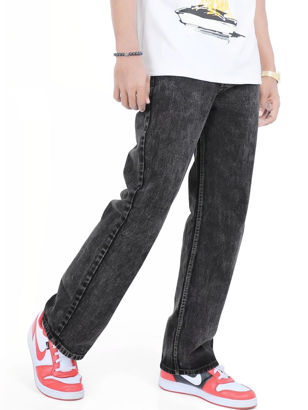 UNIFAV FASHION Men Straight Fit Mid-Rise Jeans thumbnail 3