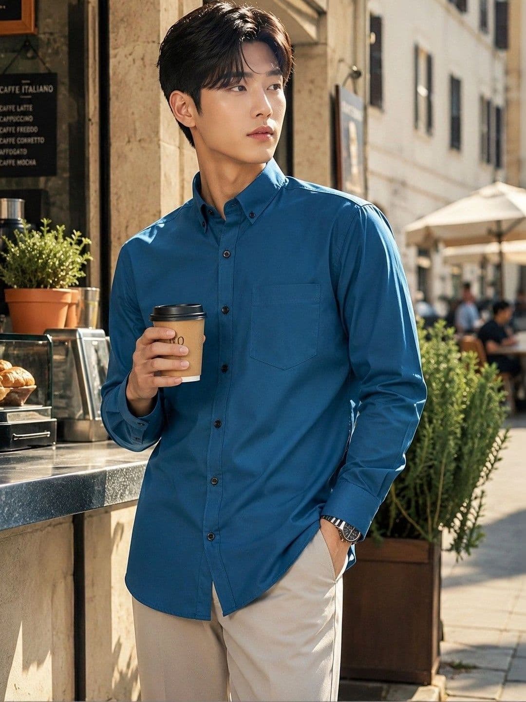 BAESD Men Premium Slim Fit Casual Shirt thumbnail 3